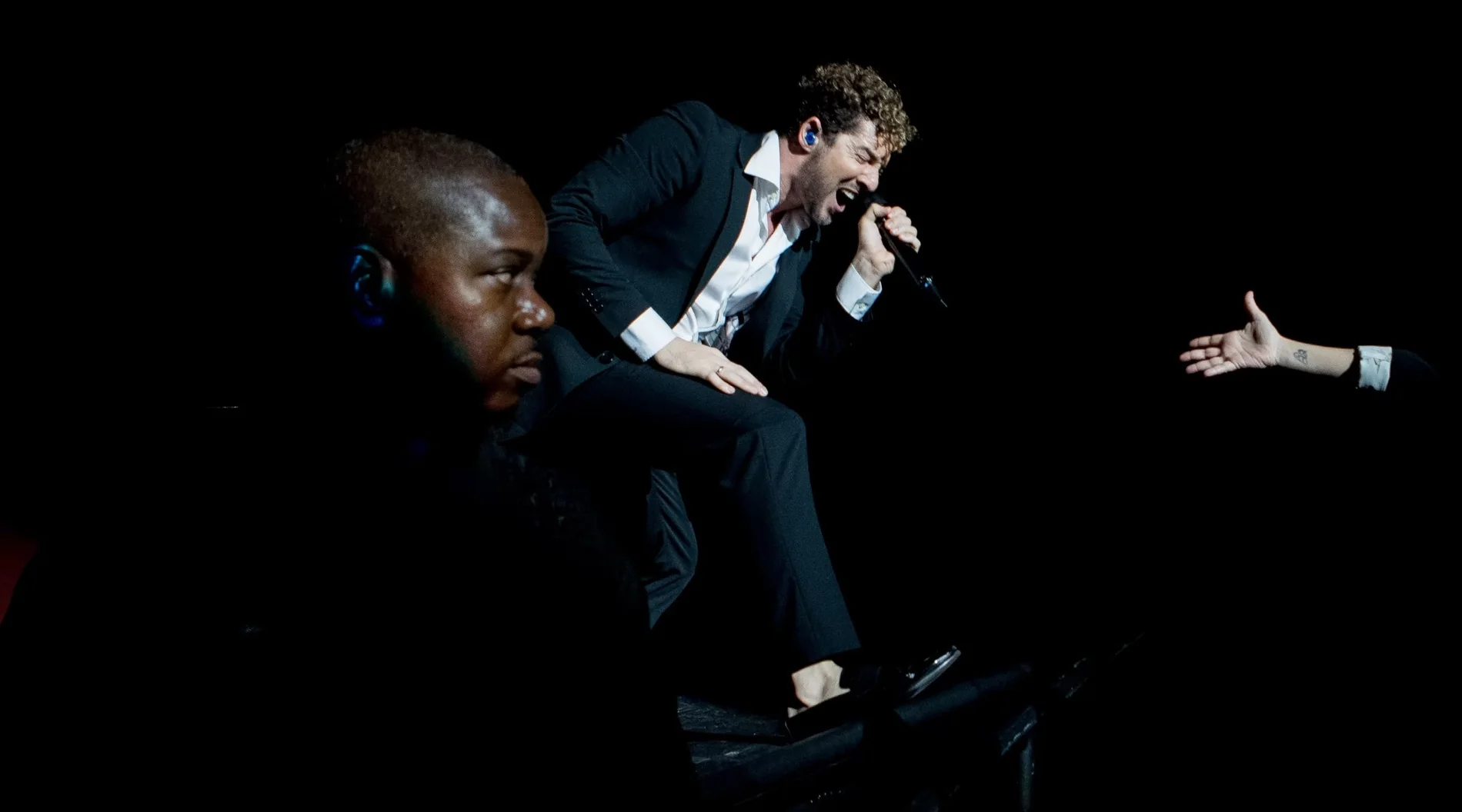 David Bisbal actuando en directo