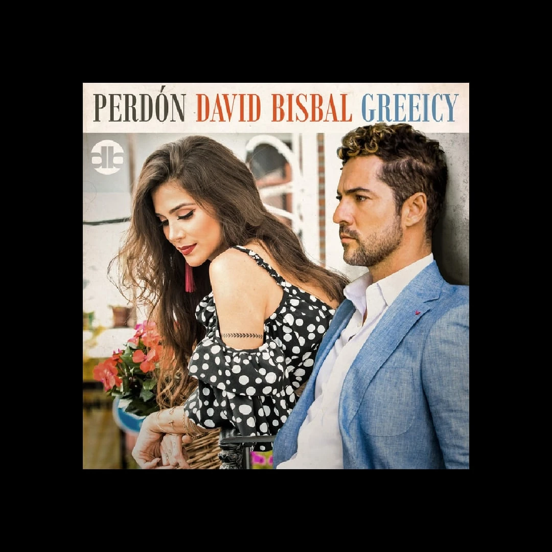 Portada del single Perdón de David Bisbal y Greeicy